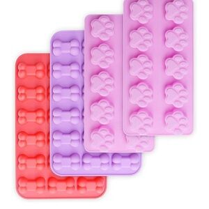 Set of Silicone Dog Treat Molds